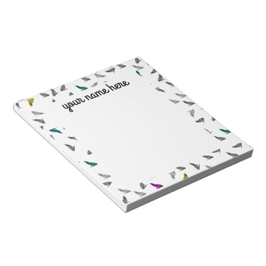 Howling Wolves Personalized Notitieblok (Schuin)