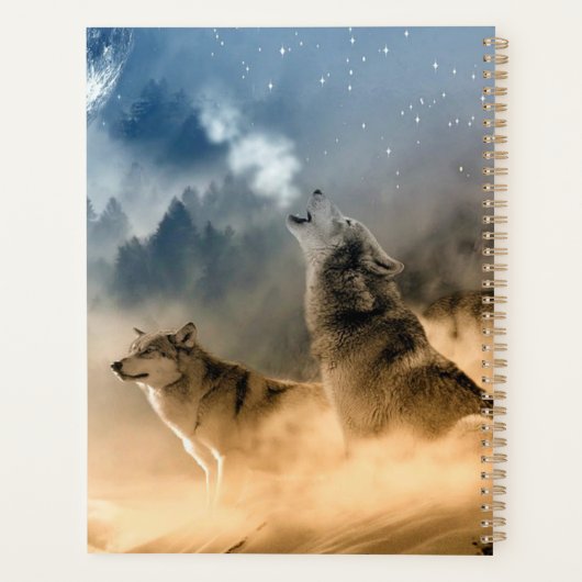 Howling Wolves Planner (Achterkant)