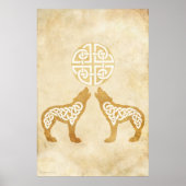 Howling Wolves Poster (Voorkant)