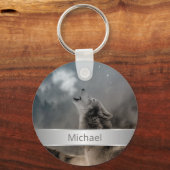 Howling Wolves Sleutelhanger (Voorkant)