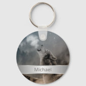 Howling Wolves Sleutelhanger (Achterkant)