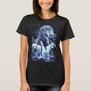 Howling Wolves Winter Forest Animals Wolf T-shirt