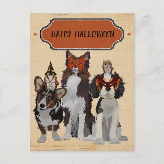 HOWLLOWEEN Briefkaart (Voorkant)