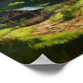 Howl's Moving Castle Behang - 4K Realistisch Hoog Poster (Hoek)