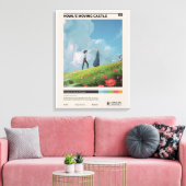 Howl's Moving Castle Movie Poster, film Canvas Afdruk (Insitu (Woonkamer))