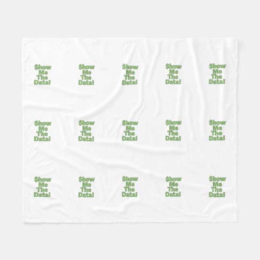 $howMeTheData! Fleece Deken (Voorkant (Horizontaal))
