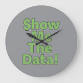$howMeTheData! Grote Klok (Voorkant)