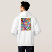 Howrah West Bengal City Map Hoodie (Achterkant volledig)