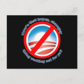 Hows dat Hopey Changey Ding voor jou werkt? Briefkaart (Voorkant)