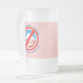 Hows dat Hopey Changey Ding voor jou werkt? Matglas Bierpul (Voorkant links)