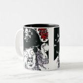 How's My Audio Mug Tweekleurige Koffiemok (Voorkant links)