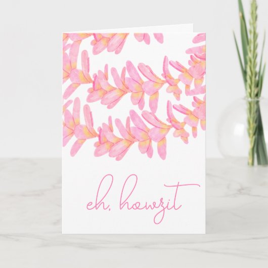 Howzit Bedankkaart (Voorkant)