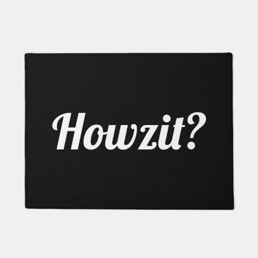 Howzit Deurmat (Voorkant)