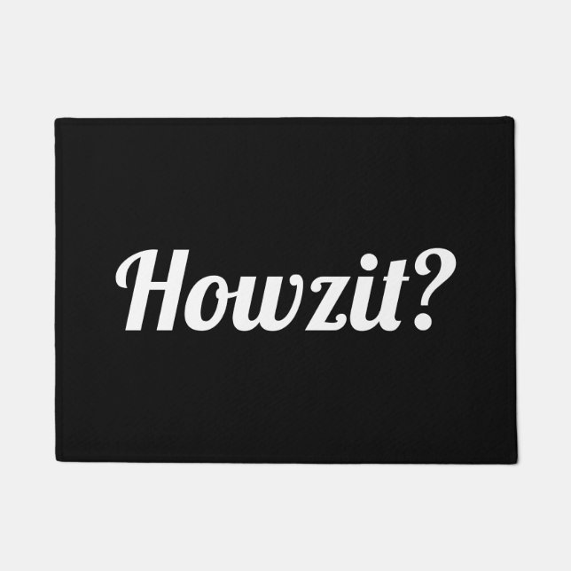 Howzit Deurmat (Voorkant)