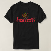 Howzit Hawaii Surf Shaka T-shirt (Design voorkant)