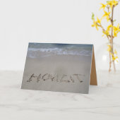 Howzit strand thema Hawaii wenskaart Kaart (Gele Bloem)