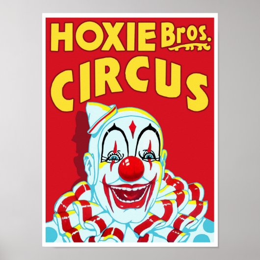 Hoxie Bros. Circus Poster (Voorkant)