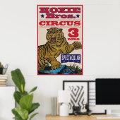 Hoxie Bros. Circus Poster (Thuiskantoor)