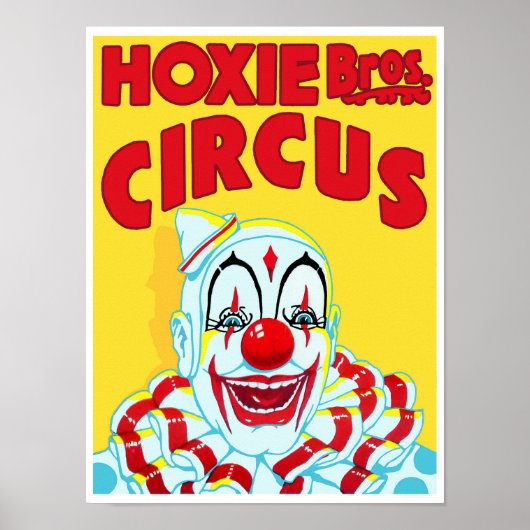 Hoxie Bros. Circus Poster (Voorkant)