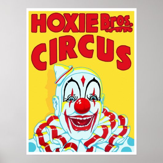 Hoxie Bros. Circus Poster (Voorkant)