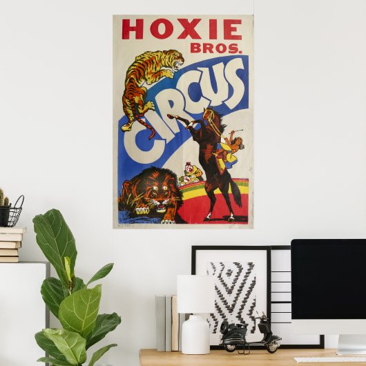 Hoxie Bros. Circus Poster (Thuiskantoor)