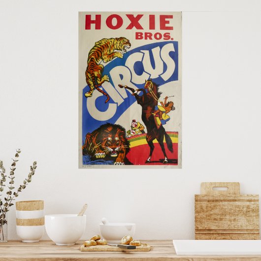 Hoxie Bros. Circus Poster (Keuken)