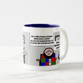 hoy cocino yo tweekleurige koffiemok (Voorkant rechts)