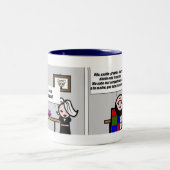 hoy cocino yo tweekleurige koffiemok (Center)