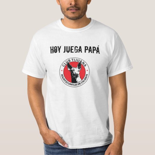 Hoy Juega Papá T-shirt (Voorkant)