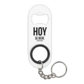 Hoy Se Bebe Bottle Opener sleutelhanger Mini Flessenopener (Achterkant)