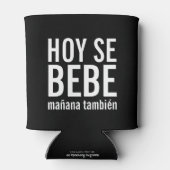 Hoy Se Bebe Mañana Tambien Blikjeskoeler (Achterkant)