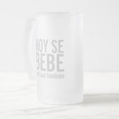 Hoy Se Bebe Mañana Tambien Matglas Bierpul (Voorkant links)