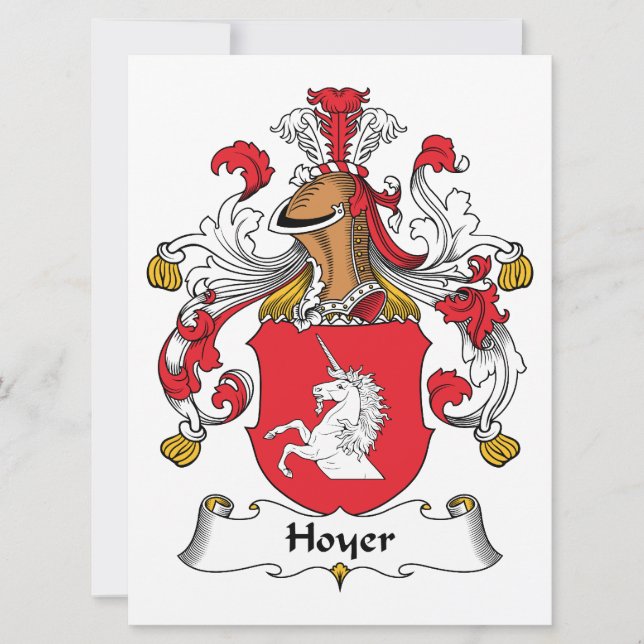Hoyer Family Crest (Voorkant)