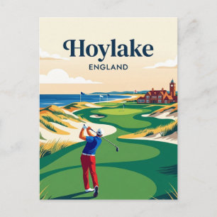 Hoylake Royal Liverpool Golf Club Engeland Briefkaart