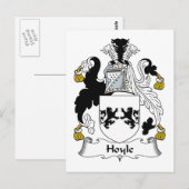 Hoyle Family Crest Briefkaart (Voorkant / Achterkant)