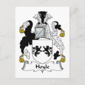 Hoyle Family Crest Briefkaart (Voorkant)