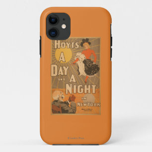 Hoyt is een dag en een nacht in New York City Play iPhone 11 Hoesje
