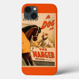 Hoyt is een hond in het Manger Theater Poster iPhone 13 Hoesje