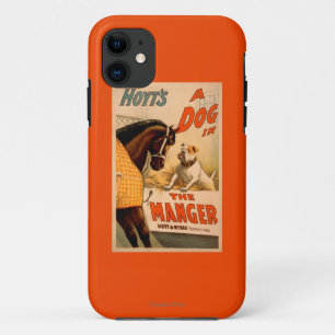 Hoyt is een hond in het Manger Theater Poster iPhone 11 Hoesje