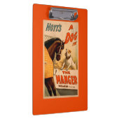 Hoyt is een hond in het Manger Theater Poster Klembord (Rechts)