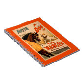 Hoyt is een hond in het Manger Theater Poster Notitieboek (Rechterzijde)