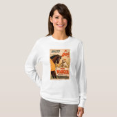 Hoyt is een hond in het Manger Theater Poster T-shirt (Voorkant volledig)