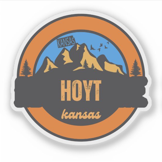 Hoyt, Kansas Sticker (Voorkant)