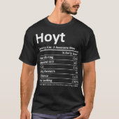 HOYT Nutrition Funny Birthday Persoonlijke naam T-shirt (Voorkant)
