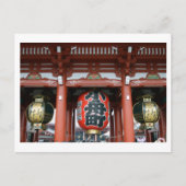 Hozomon (Inner Gate), Sensoji Temple, Tokyo Postca Briefkaart (Voorkant)