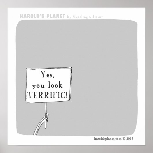 HP5043 "Harold's planeet" geweldig Poster (Voorkant)