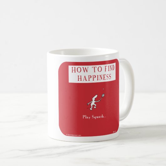 HP5156, geluk, spel, squash Koffiemok (Voorkant rechts)