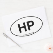 HP HOGERE POWER Ovale Sticker (Envelop)