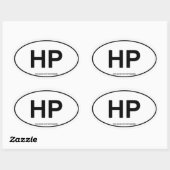 HP HOGERE POWER Ovale Sticker (Vel)