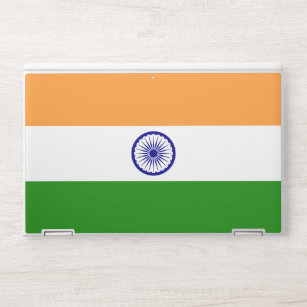 HP laptop skin met vlag van India